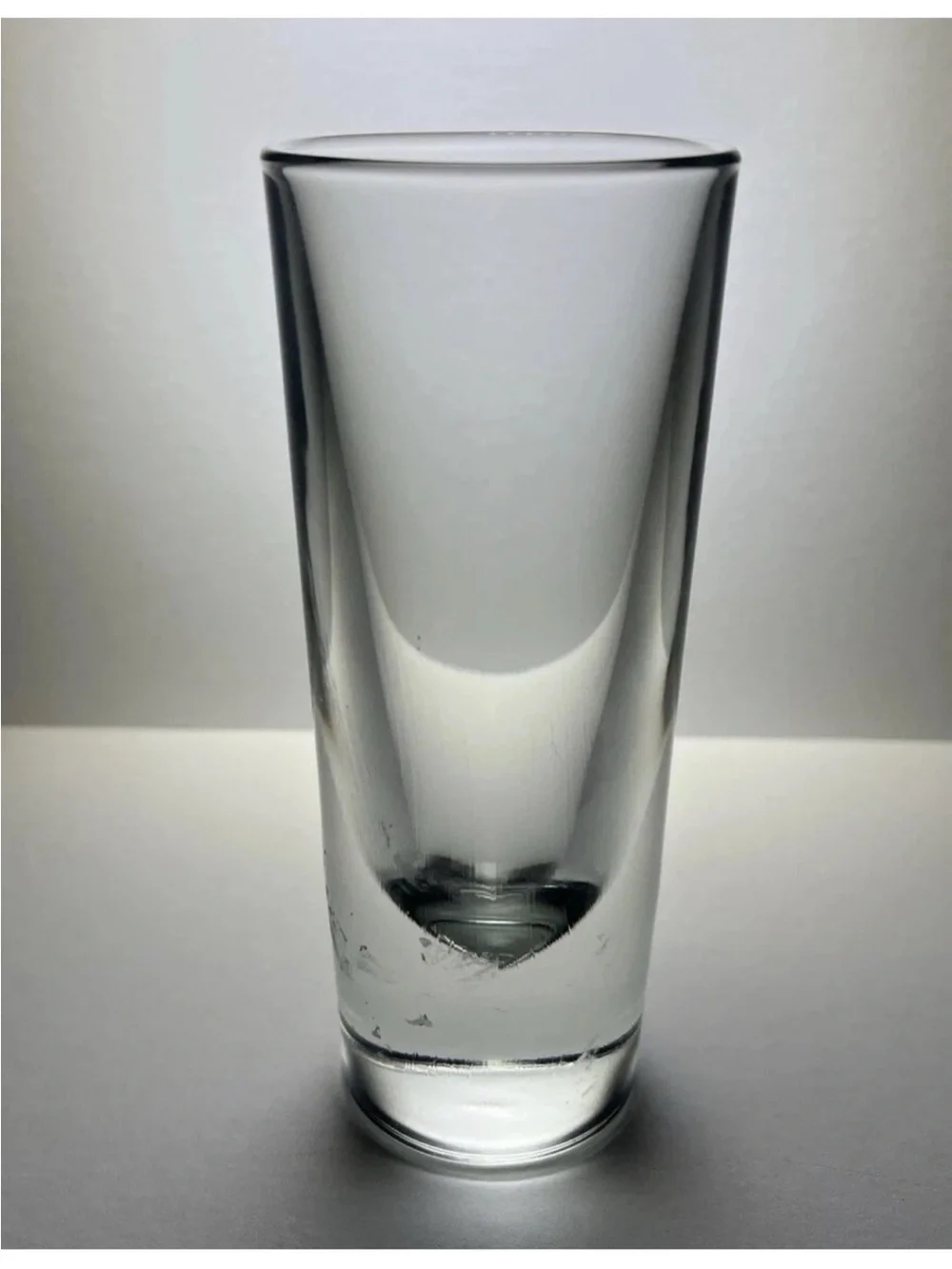 Vintage Carlo Moretti Murano Bullet Glasses Set of 4 Italian Highball Heavy 7”
